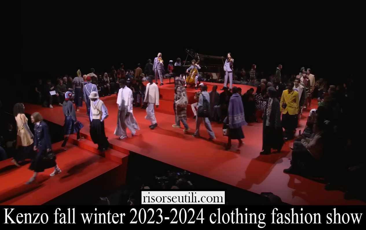 Kenzo fall winter 2023 2024 clothing fashion show