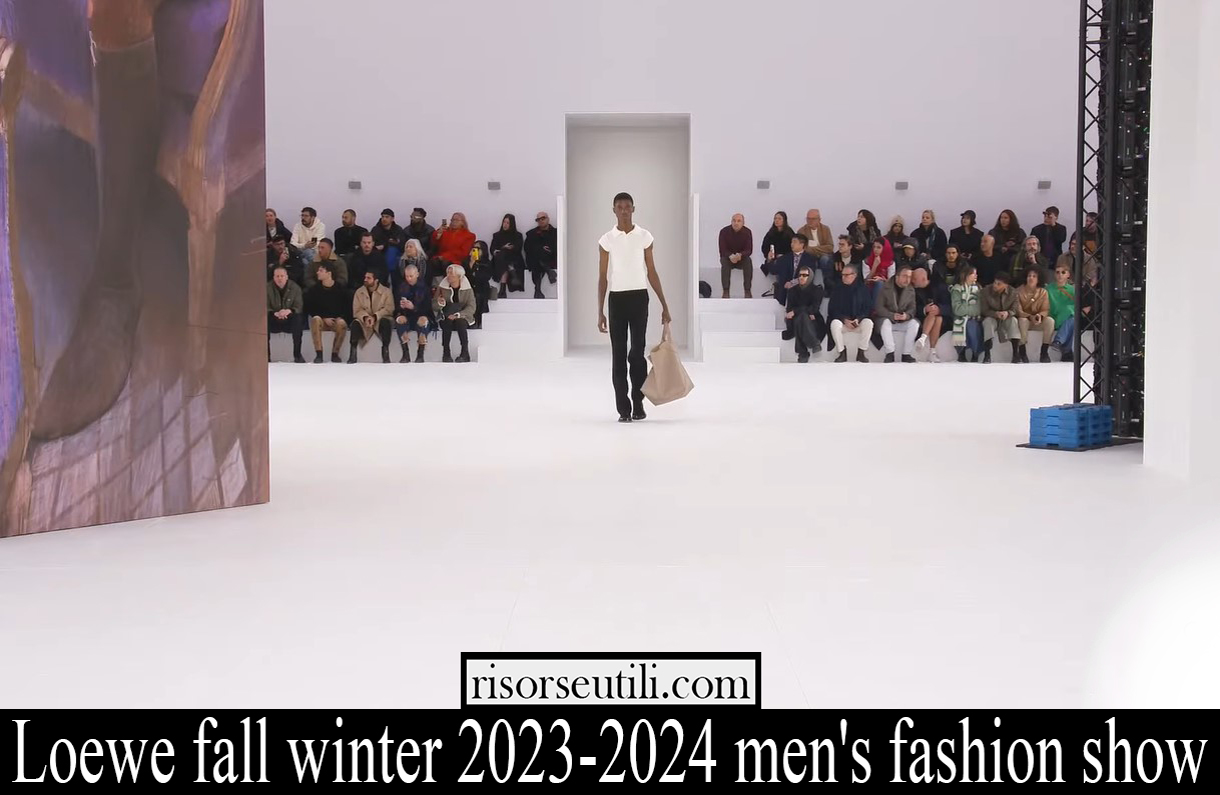 Loewe fall winter 2023 2024 mens fashion show