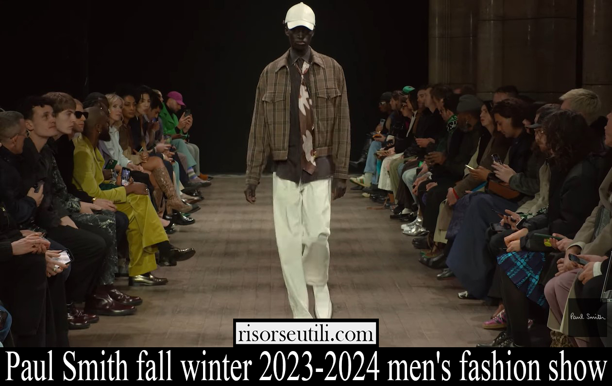 Paul Smith fall winter 2023 2024 mens fashion show