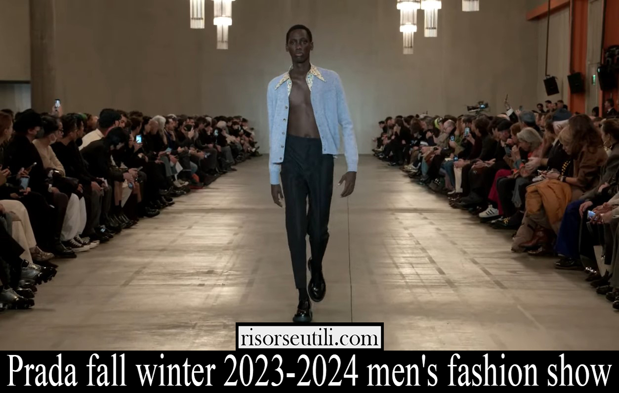 Prada fall winter 2023 2024 mens fashion show