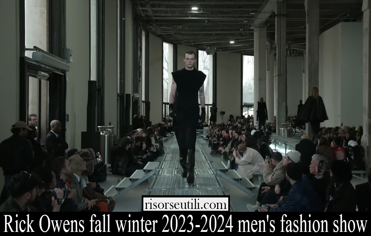 Rick Owens fall winter 2023 2024 mens fashion show