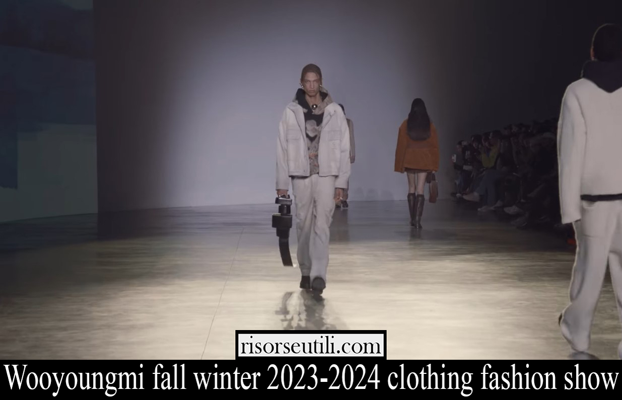 Wooyoungmi fall winter 2023 2024 clothing fashion show