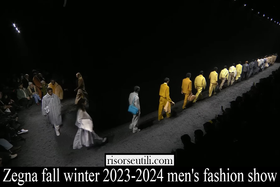Zegna fall winter 2023 2024 mens fashion show