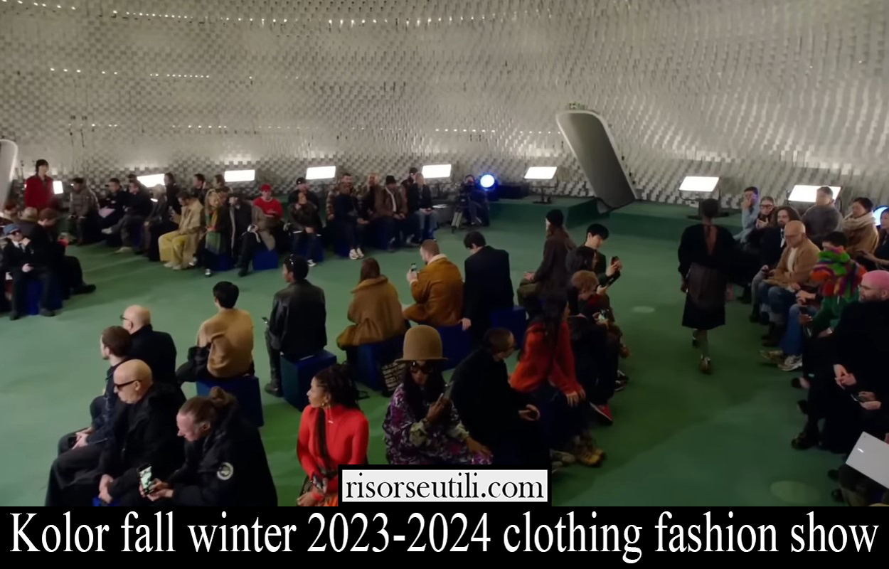 Kolor fall winter 2023 2024 clothing fashion show