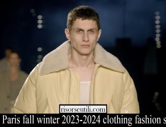 Ami Paris fall winter 2023-2024 clothing fashion show