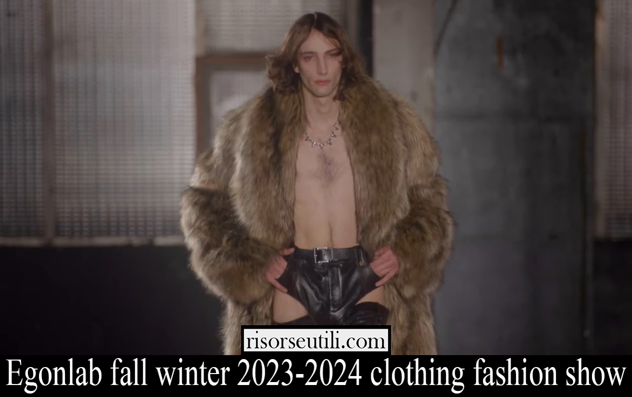 egonlab fall winter 2023 2024 clothing fashion show