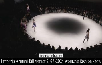 emporio armani fall winter 2023 2024 womens fashion show