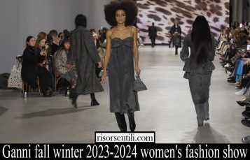 ganni fall winter 2023 2024 womens fashion show