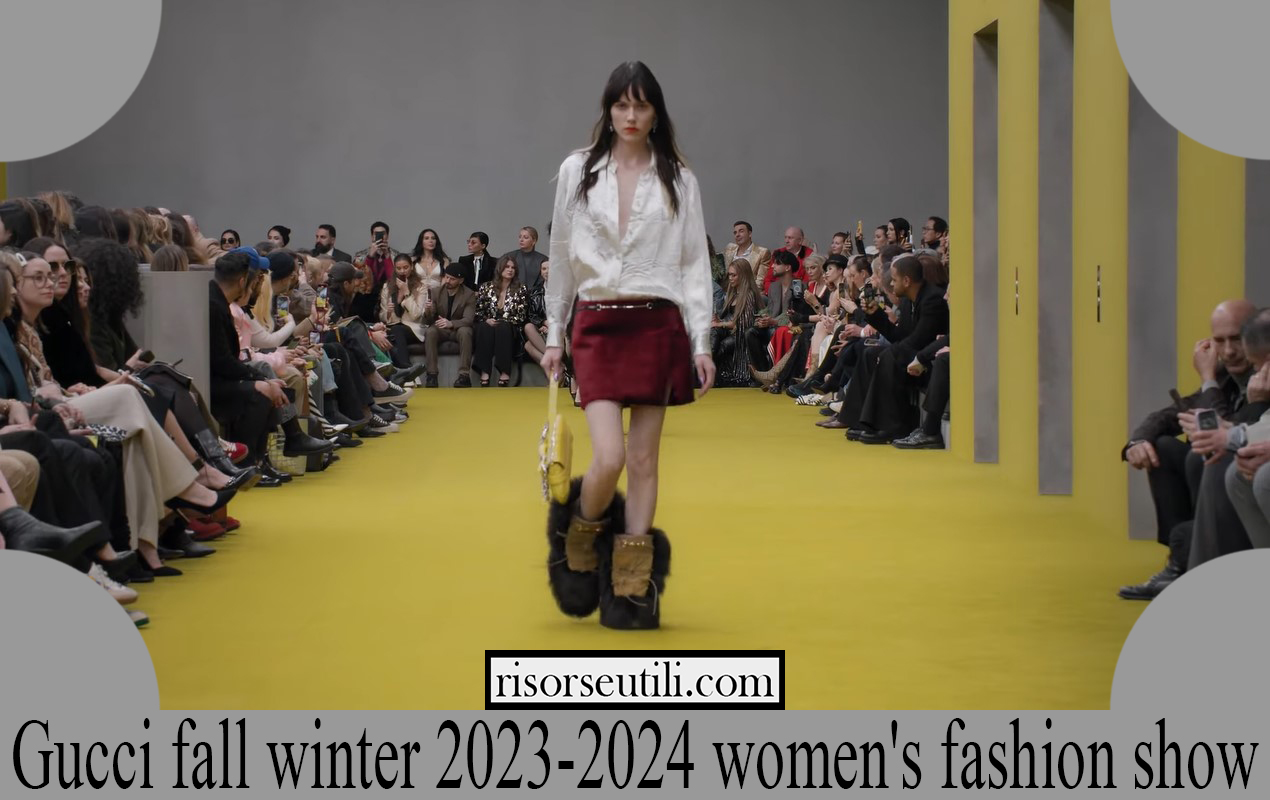 Gucci fall winter 20232024 women's fashion show