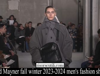 Hed Mayner fall winter 2023-2024 men’s fashion show