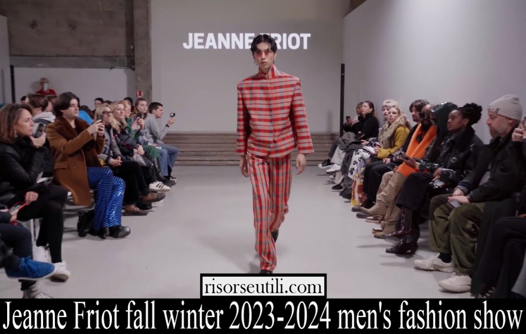 Jeanne Friot fall winter 2023-2024 men's fashion show
