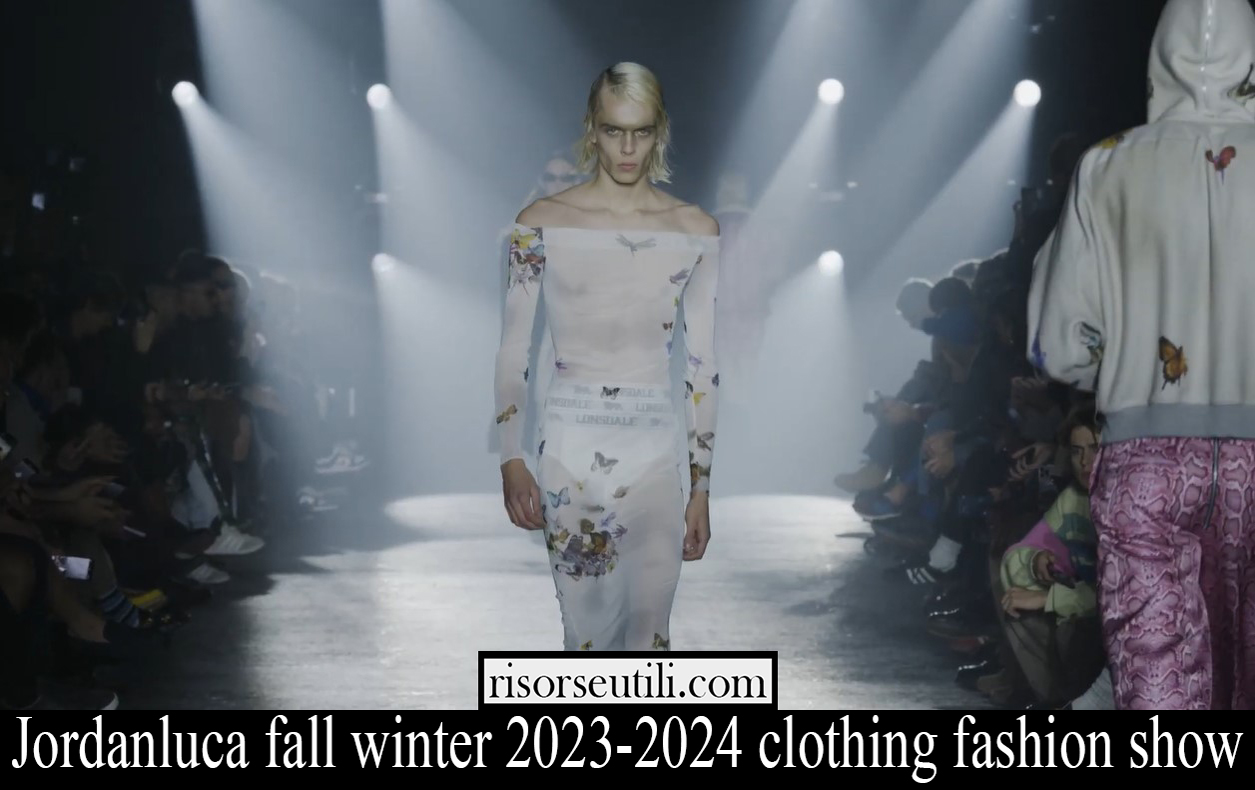 jordanluca fall winter 2023 2024 clothing fashion show