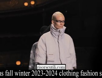 Rains fall winter 2023-2024 jackets fashion show