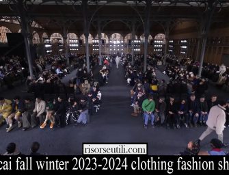 Sacai fall winter 2023-2024 clothing fashion show