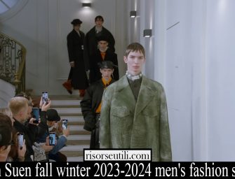 Sean Suen fall winter 2023-2024 men’s fashion show