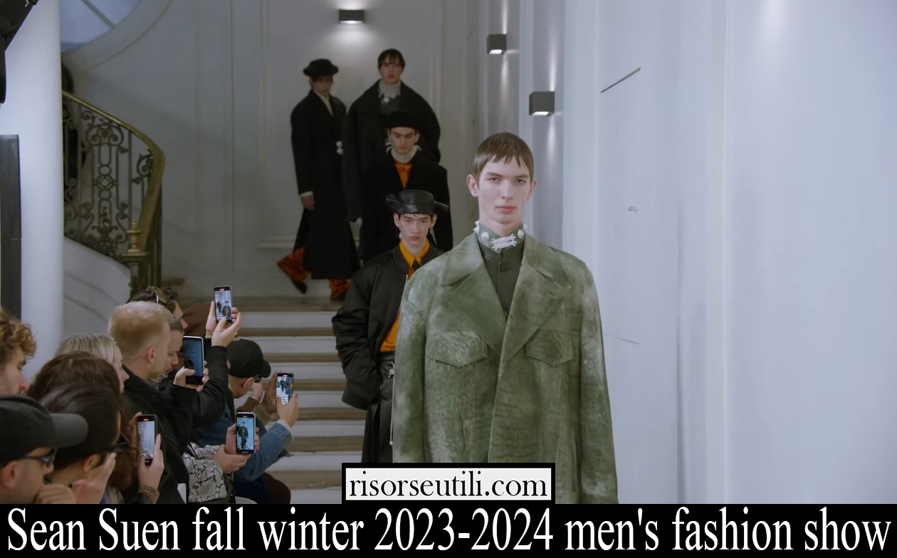 sean suen fall winter 2023 2024 mens fashion show