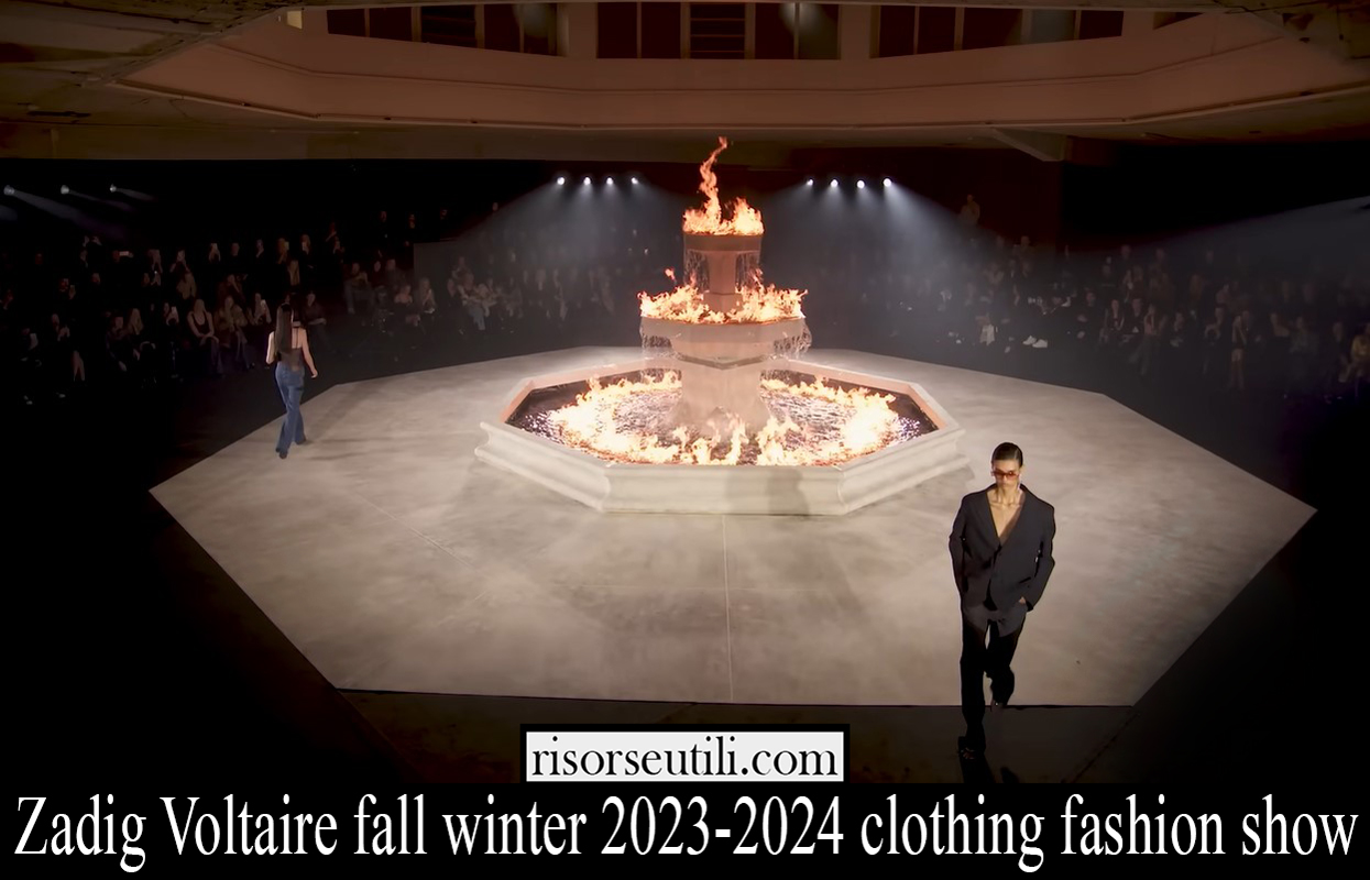 zadig voltaire fall winter 2023 2024 clothing fashion show