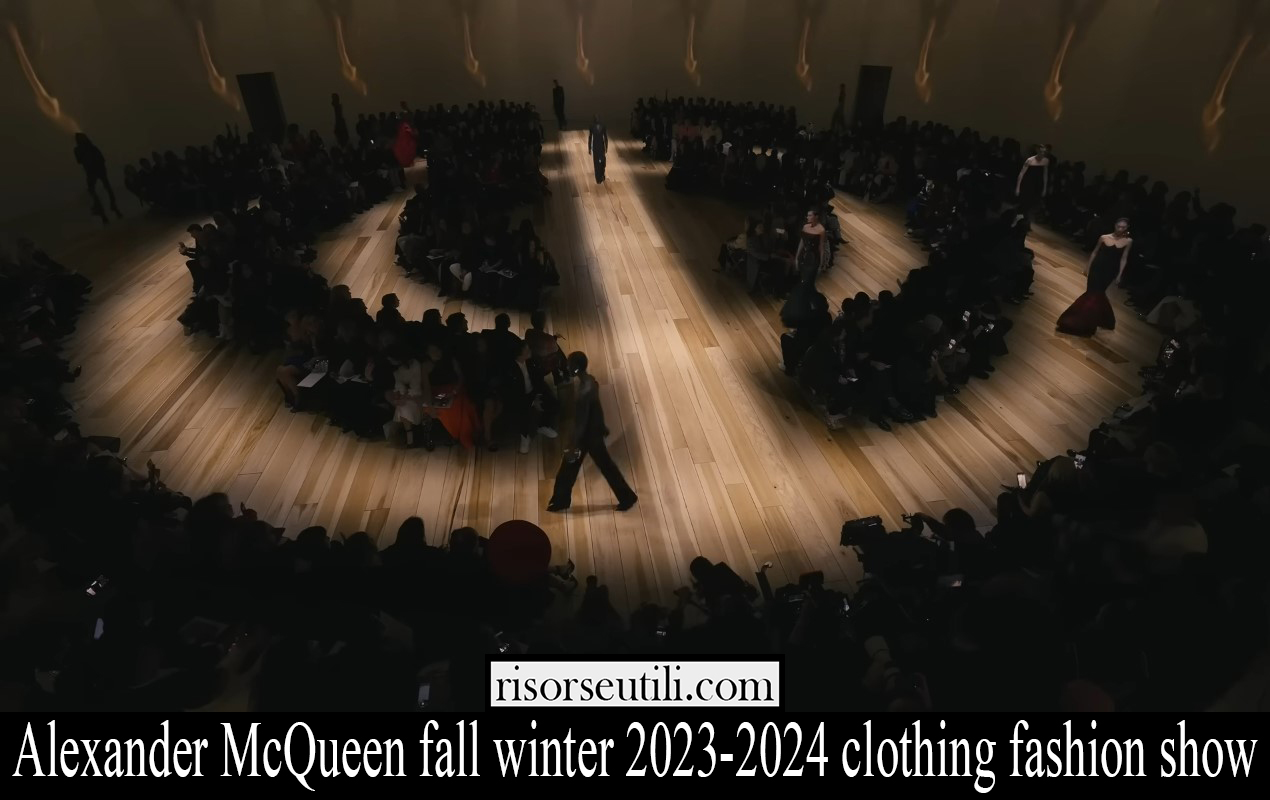 alexander mcqueen fall winter 2023 2024 clothing fashion show