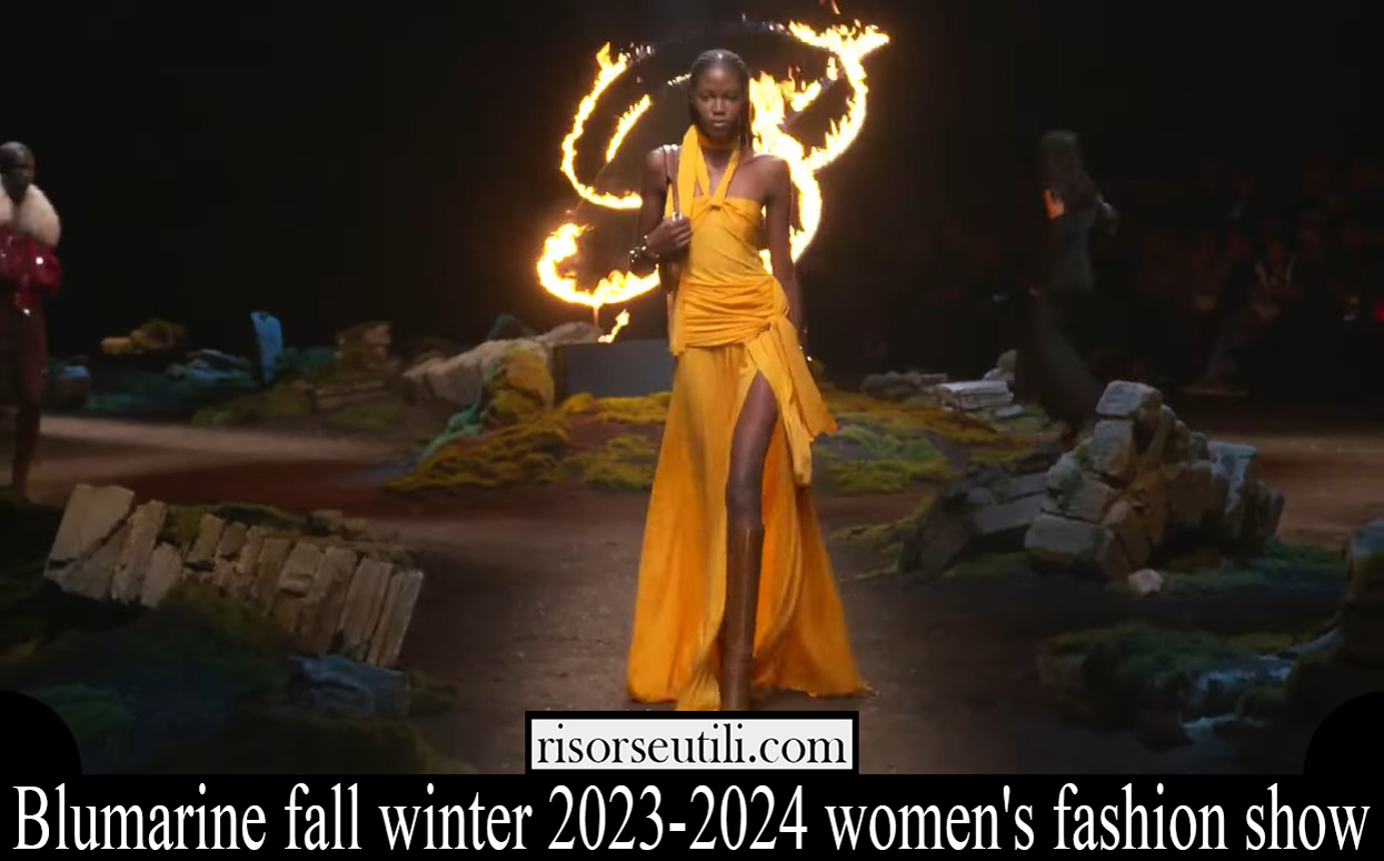 blumarine fall winter 2023 2024 womens fashion show