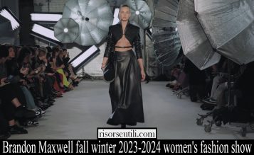 brandon maxwell fall winter 2023 2024 womens fashion show