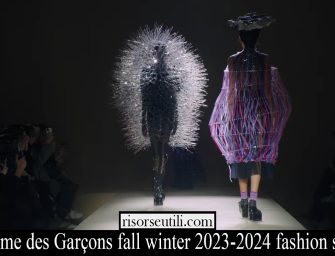 Comme des Garçons fall winter 2023-2024 women’s fashion show