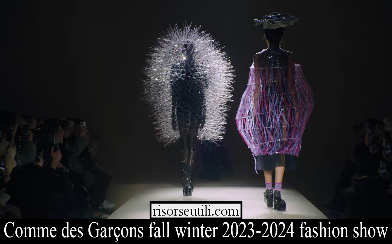 comme des garcons fall winter 2023 2024 fashion show
