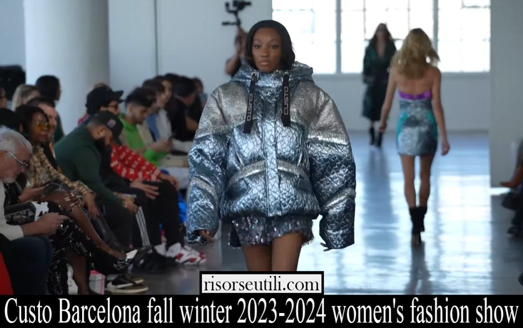 Custo Barcelona fall winter 2023-2024 women's fashion show