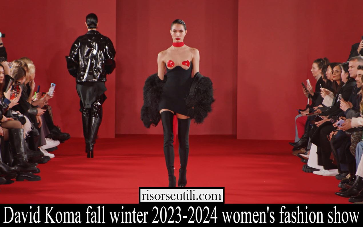 david koma fall winter 2023 2024 womens fashion show
