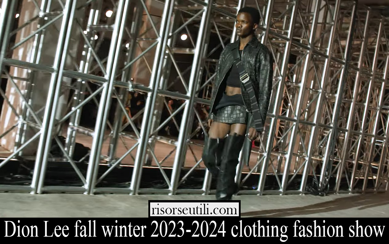 dion lee fall winter 2023 2024 clothing fashion show