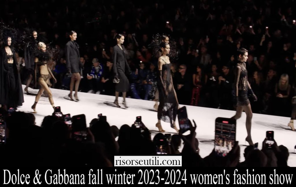 Dolce Gabbana fall winter 2023-2024 women's fashion show