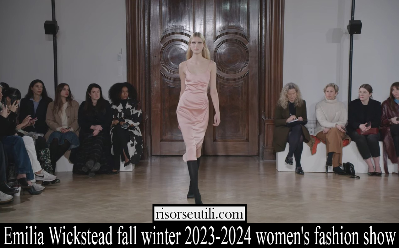 emilia wickstead fall winter 2023 2024 womens fashion show