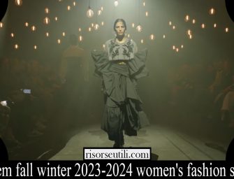 Erdem fall winter 2023-2024 women’s fashion show
