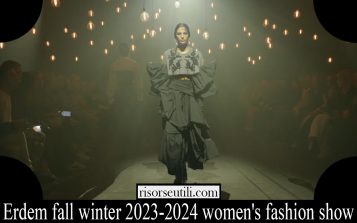 erdem fall winter 2023 2024 womens fashion show