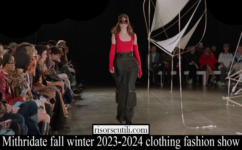 Mithridate fall winter 2023-2024 clothing fashion show