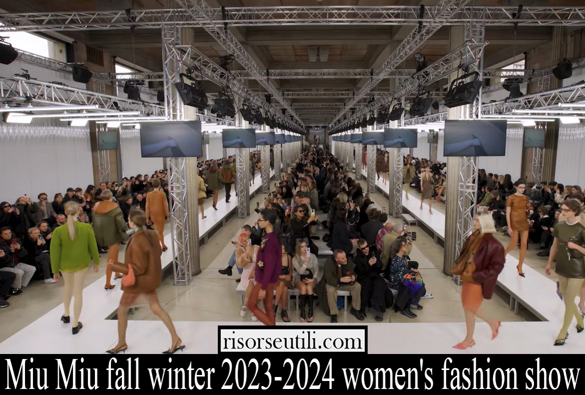 miu miu fall winter 2023 2024 womens fashion show