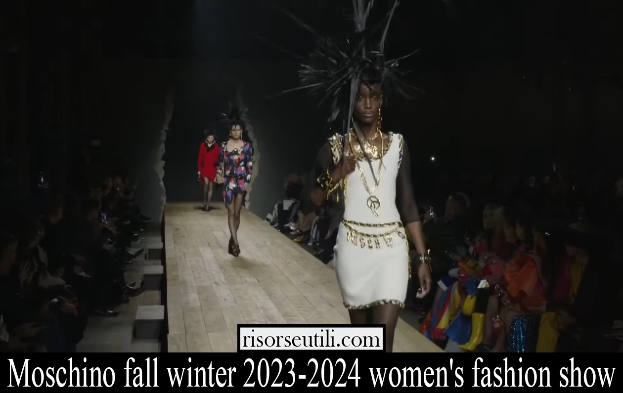 Moschino fall winter 2023-2024 women's fashion show
