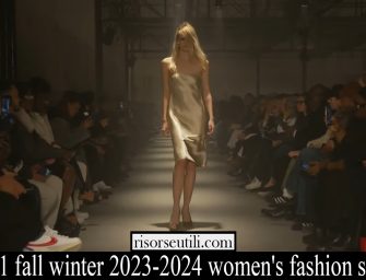 N°21 fall winter 2023-2024 women’s fashion show