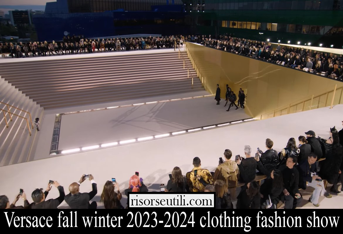 versace fall winter 2023 2024 clothing fashion show