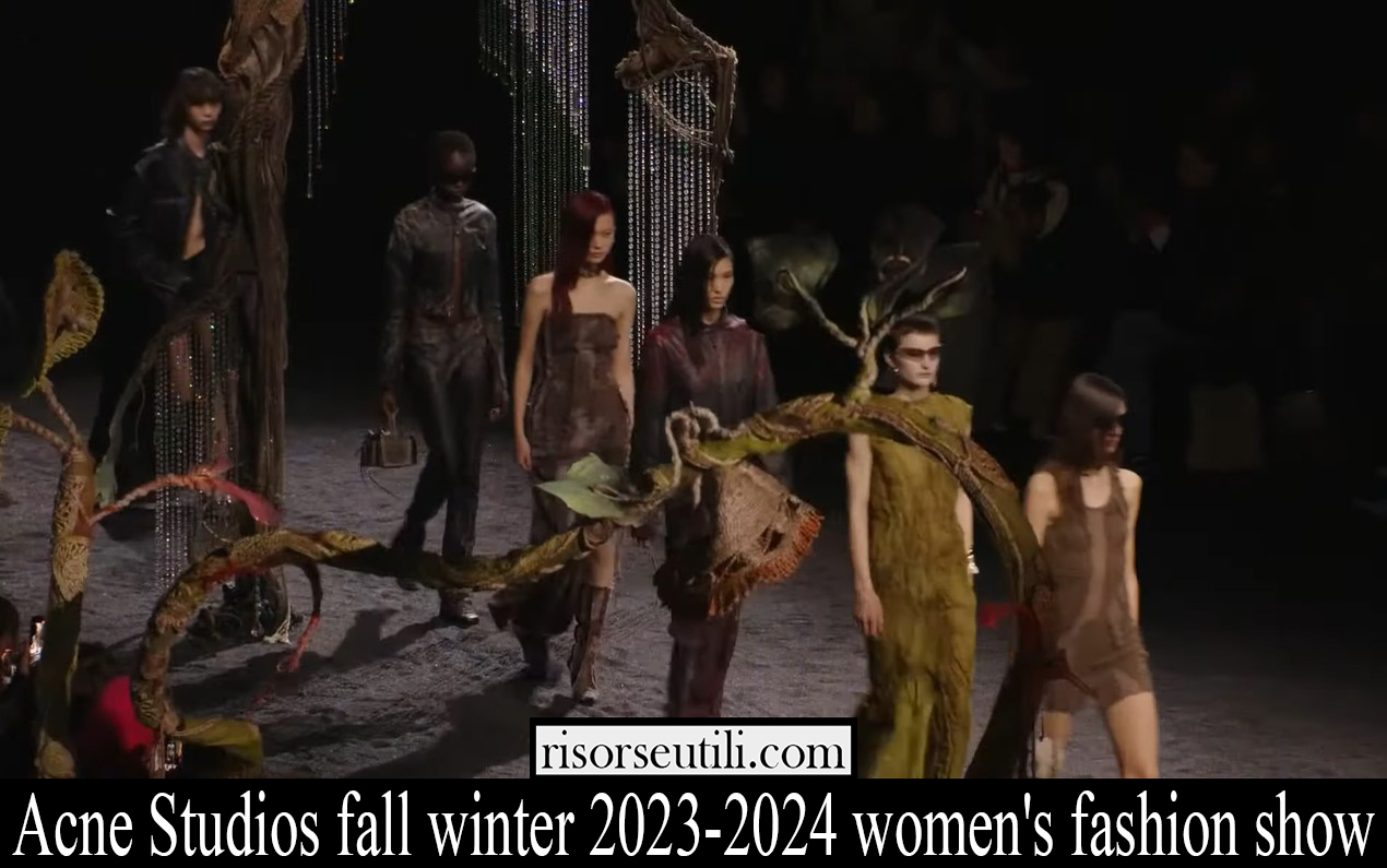 Acne Studios fall winter 2023 2024 womens fashion show