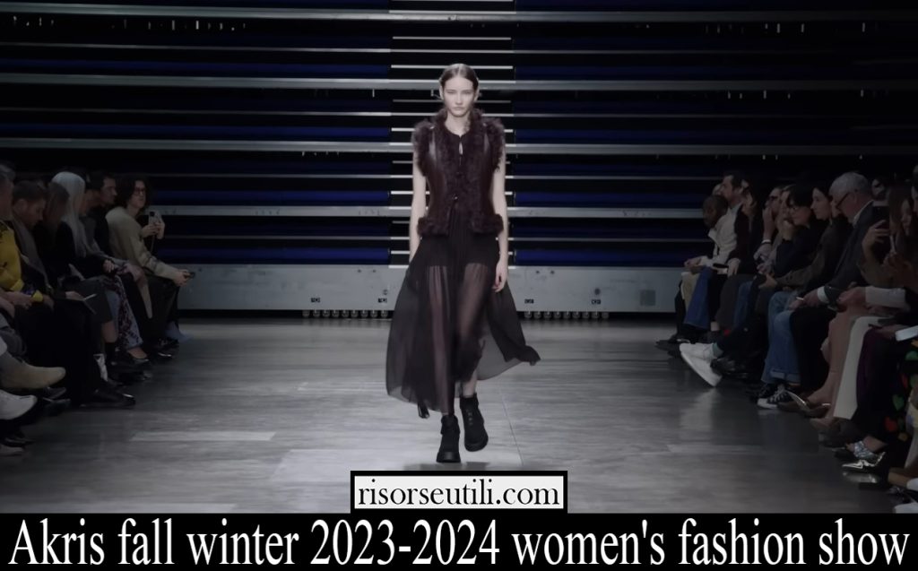 Akris fall winter 20232024 women's fashion show