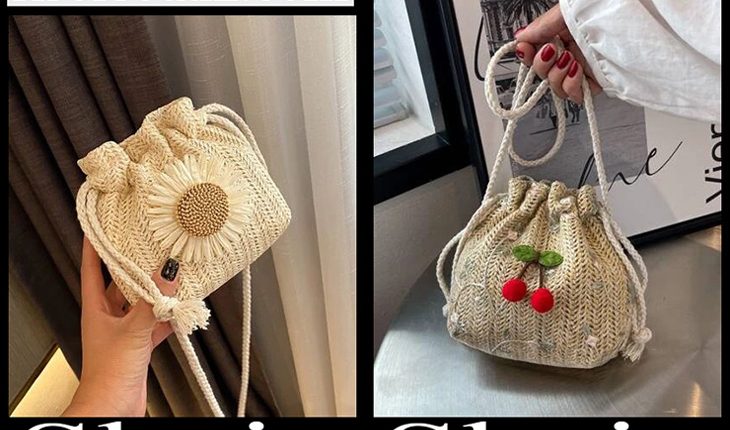 New arrivals Shein straw bags 2023 womens accessories