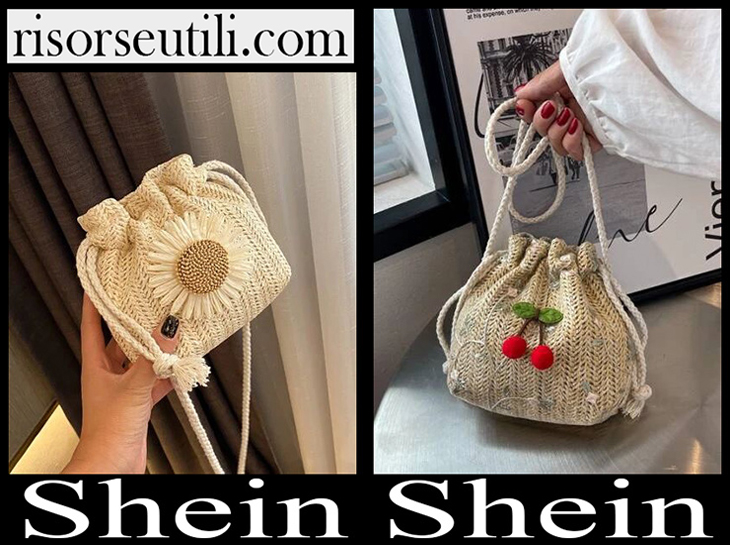 New arrivals Shein straw bags 2023 womens accessories