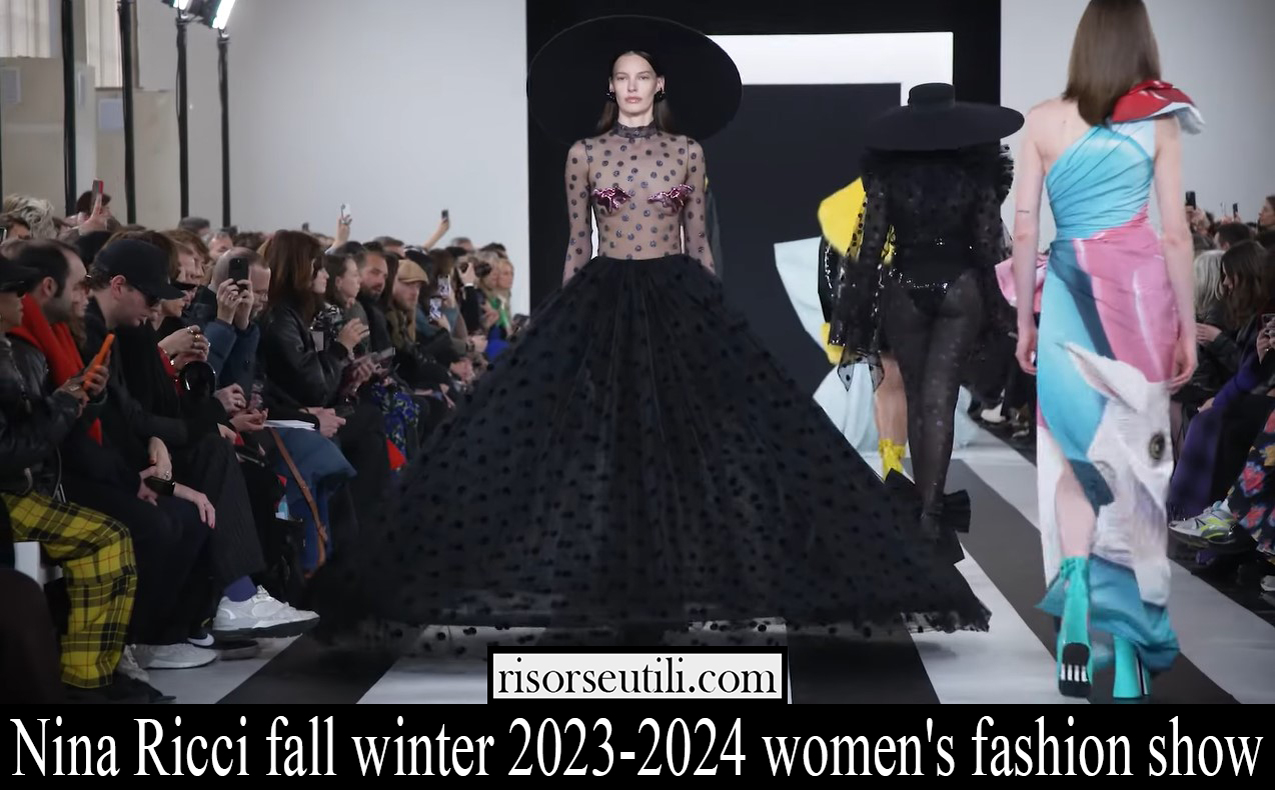 Nina Ricci fall winter 2023 2024 womens fashion show
