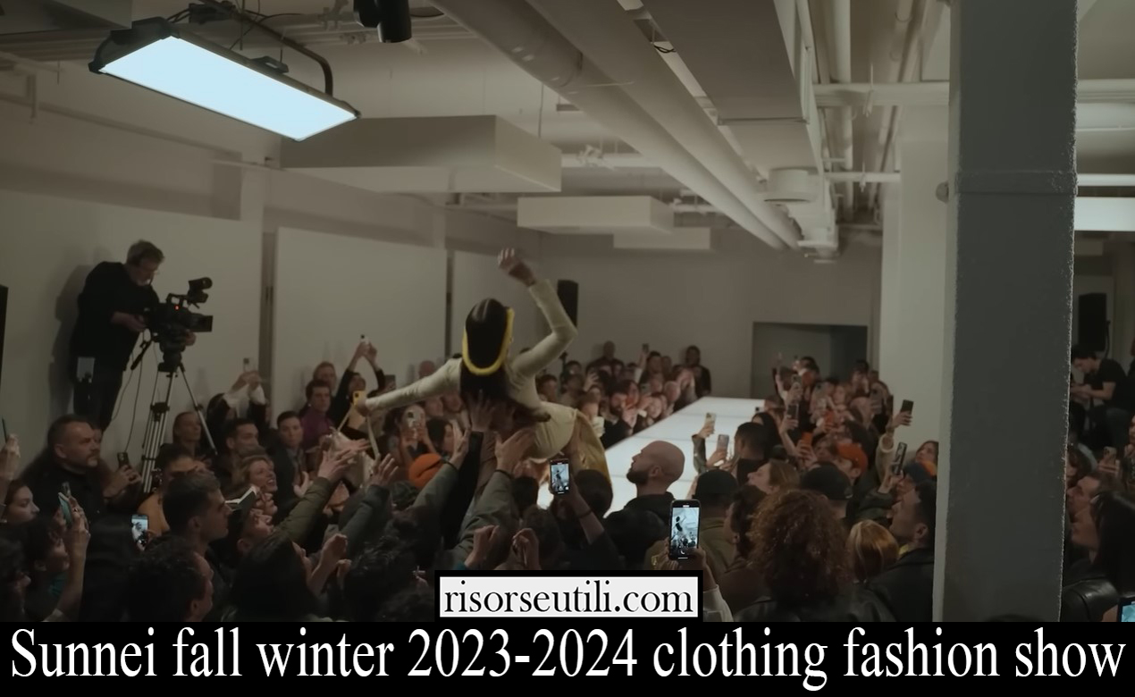 Sunnei fall winter 2023 2024 clothing fashion show