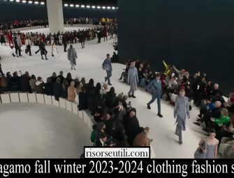 Ferragamo fall winter 2023-2024 clothing fashion show
