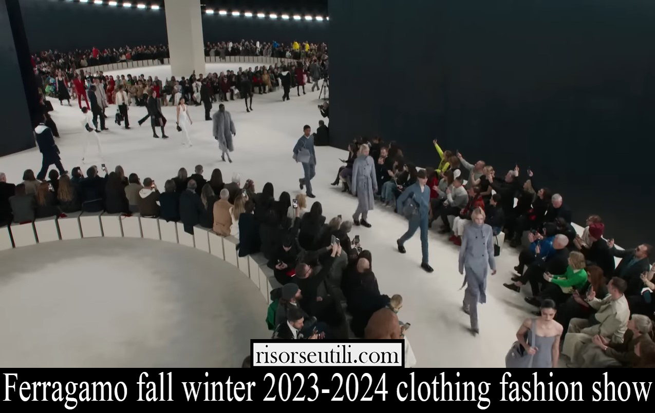 ferragamo fall winter 2023 2024 clothing fashion show