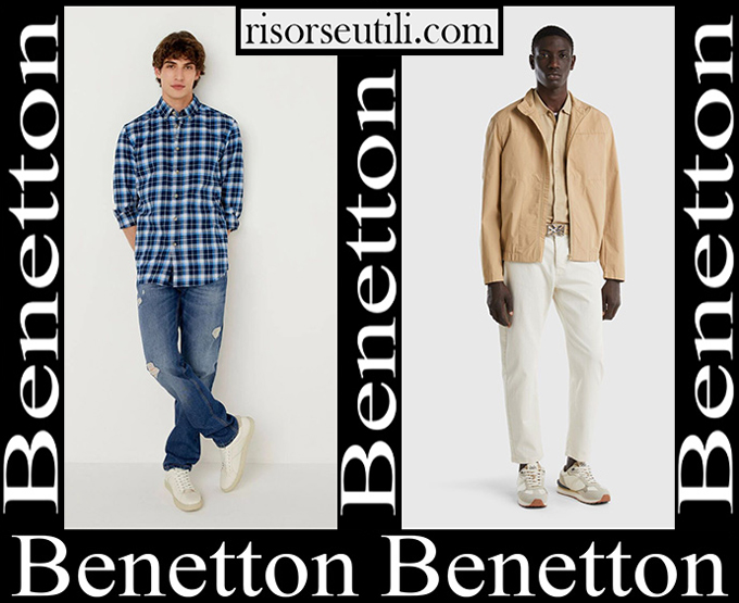 New arrivals Benetton jeans 2023 men's fashion denim