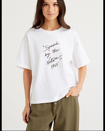 New arrivals Benetton t shirts 2023 women’s fashion 10
