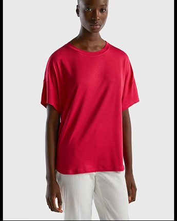 New arrivals Benetton t shirts 2023 women’s fashion 9
