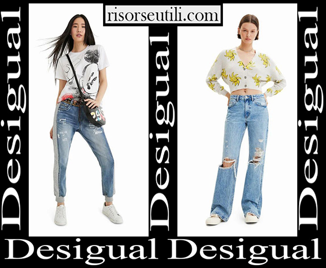 New arrivals Desigual jeans 2023 women's fashion clothing